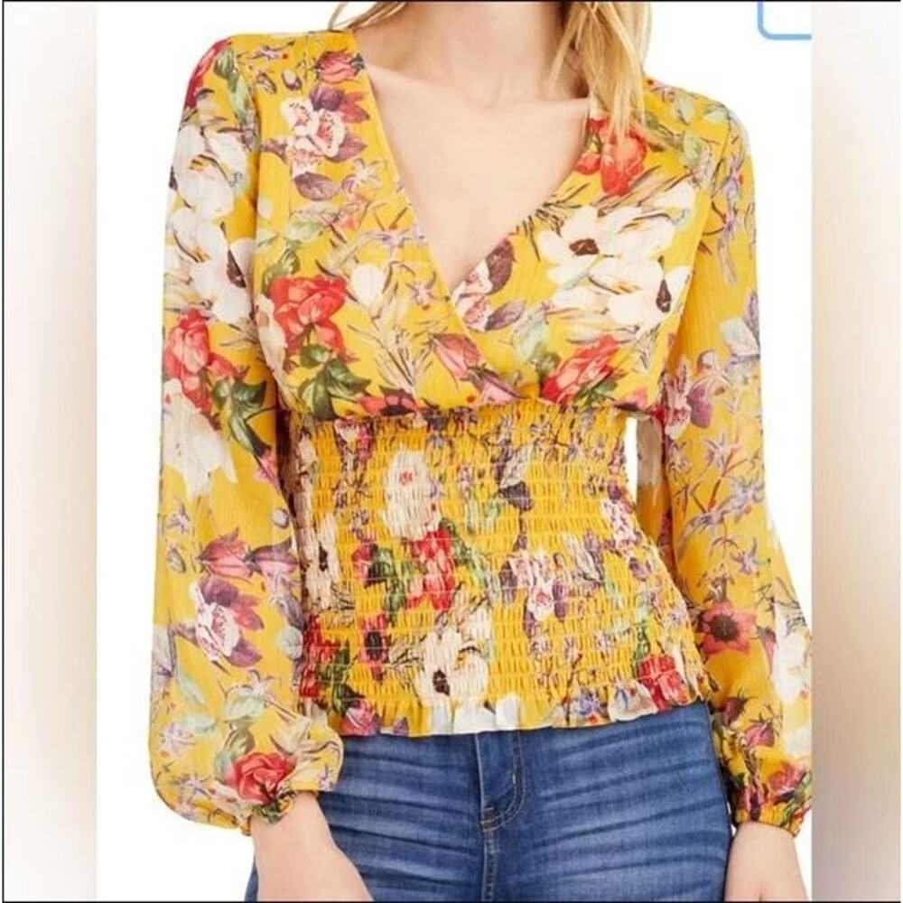 INC International Concepts Women's 1X Long Sleeve Blouse